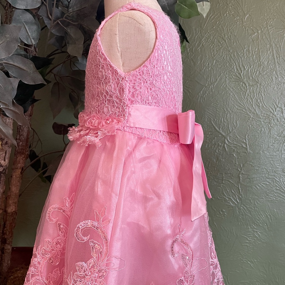 1-2t, pink party dress, keaiyouhuo - Picture 4 of 9